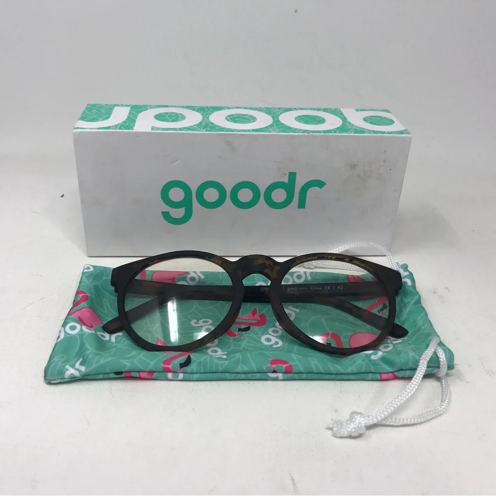 Goodr Nine Dollar Pour Over Circle G Glasses, OS - Brown